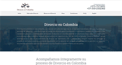 Desktop Screenshot of divorcioencolombia.com
