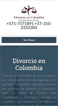 Mobile Screenshot of divorcioencolombia.com